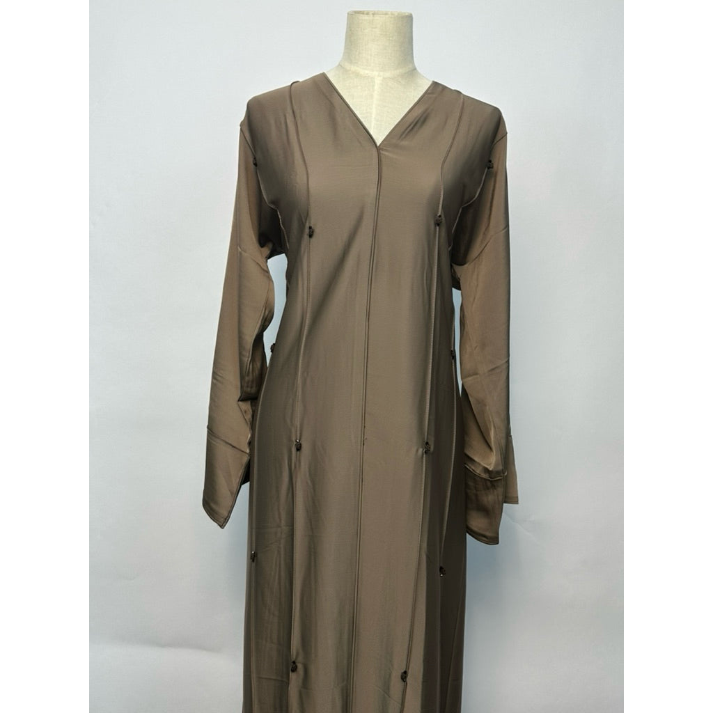DF0080 DEFARICH Minimalist DUBAI Abaya (new drop)