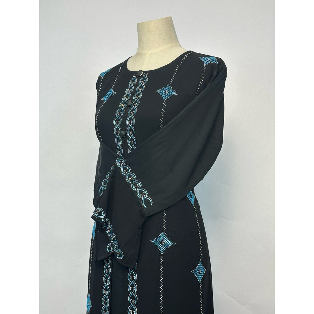 DF0095 DEFARICH Exclusive DUBAI Abaya (new drop)