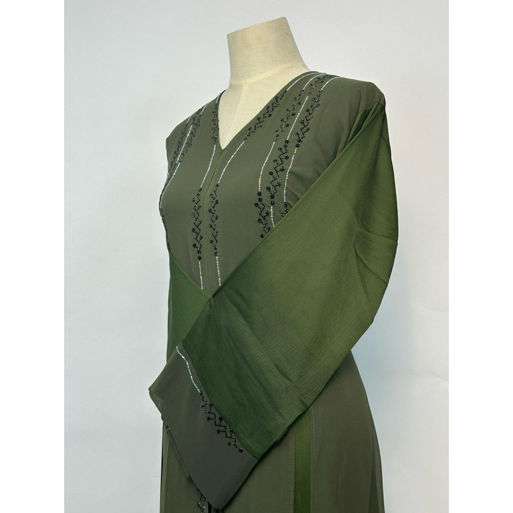 DF0112 DEFARICH Exclusive DUBAI Abaya (new drop)