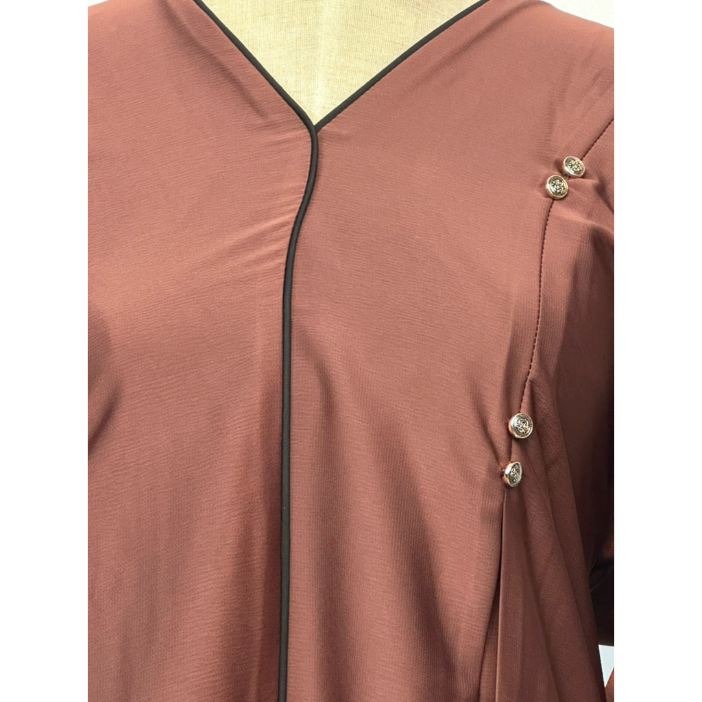 DF0085 DEFARICH Exclusive DUBAI Abaya (new drop)