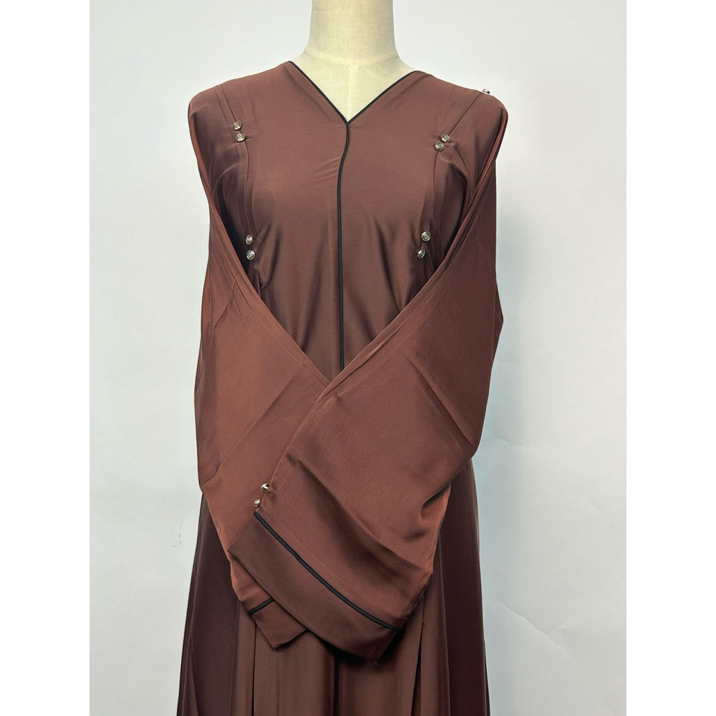 DF0085 DEFARICH Exclusive DUBAI Abaya (new drop)