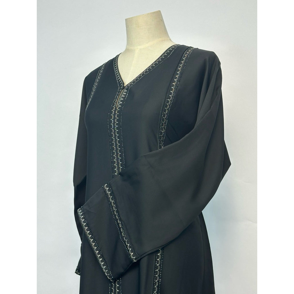DF0107 DEFARICH Minimalist DUBAI Abaya (new drop)